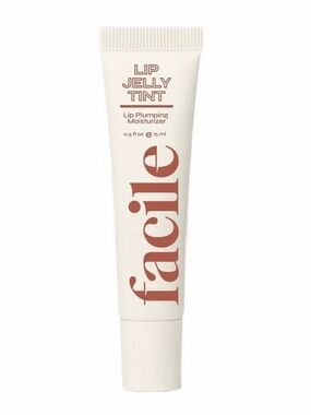 Facile Lip Jelly Tint Lip Plumping Moisturizer — Cream with Warm Rose Print